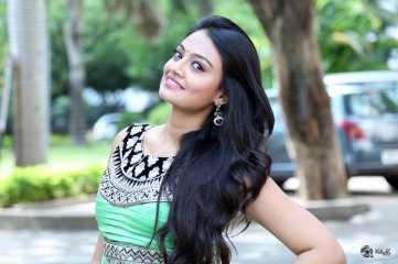 Nikitha Narayan at Mellaga Tattindi Manasu Talupu Movie Press Meet